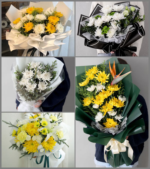 广东梅州市丰顺县汤西镇南礤村白事花束代送